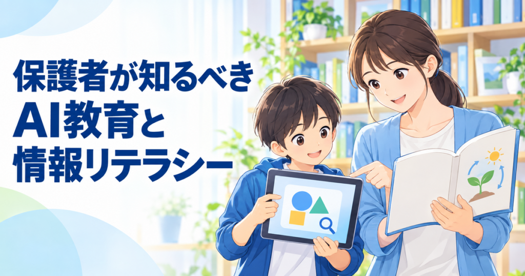 保護者が知るべきAI教育と情報リテラシー