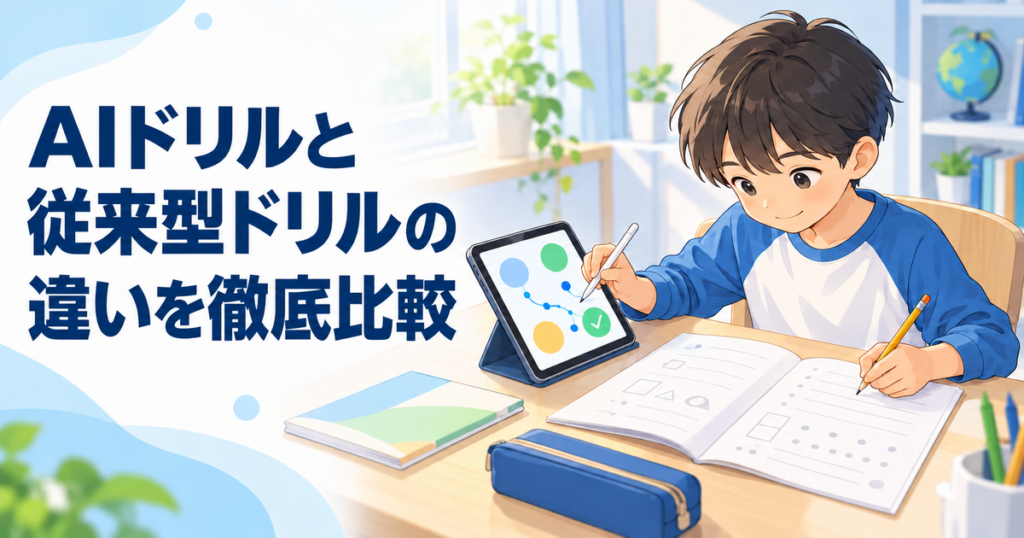 AIドリルと従来型ドリルの違いを徹底比較