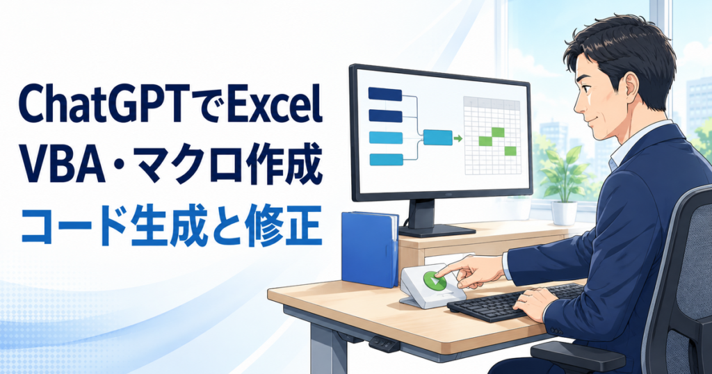 ChatGPTでExcel VBA・マクロを作る方法｜コード生成と修正の進め方