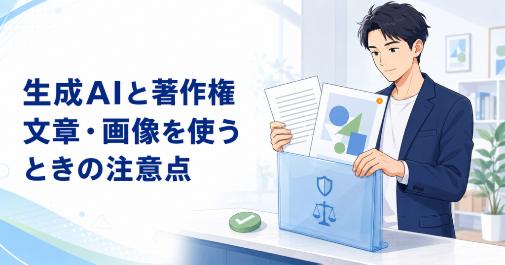 生成AIと著作権の基本｜仕事で文章・画像を使うときの注意点