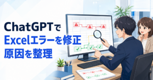 ChatGPTでExcelエラーを直す方法｜#N/A・#VALUE!・#REF!の原因を整理