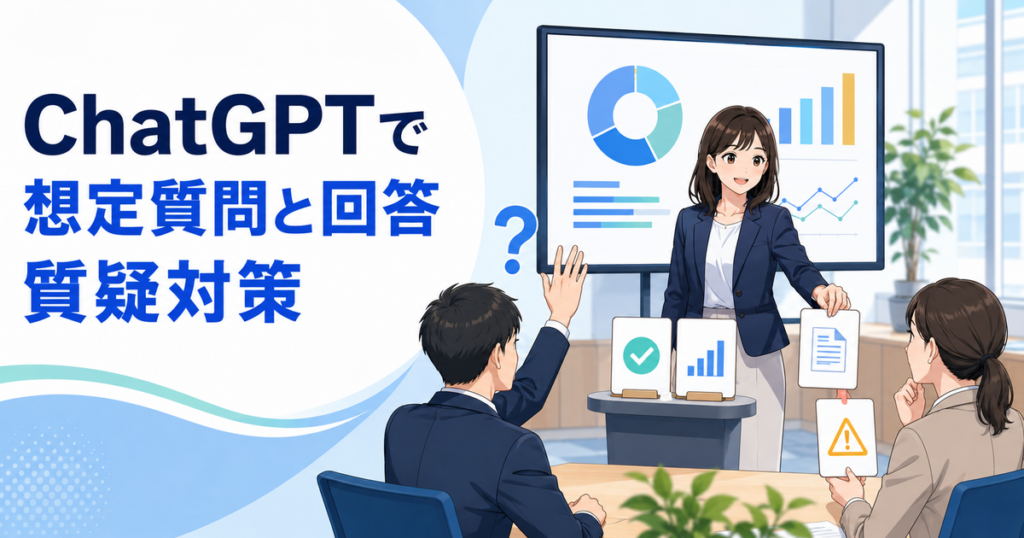 ChatGPTで想定質問と回答を作る方法｜提案・説明資料の質疑対策