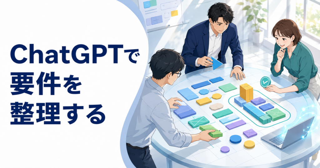 ChatGPTで要件を整理する方法｜要望・制約・優先順位・受入条件を明確に